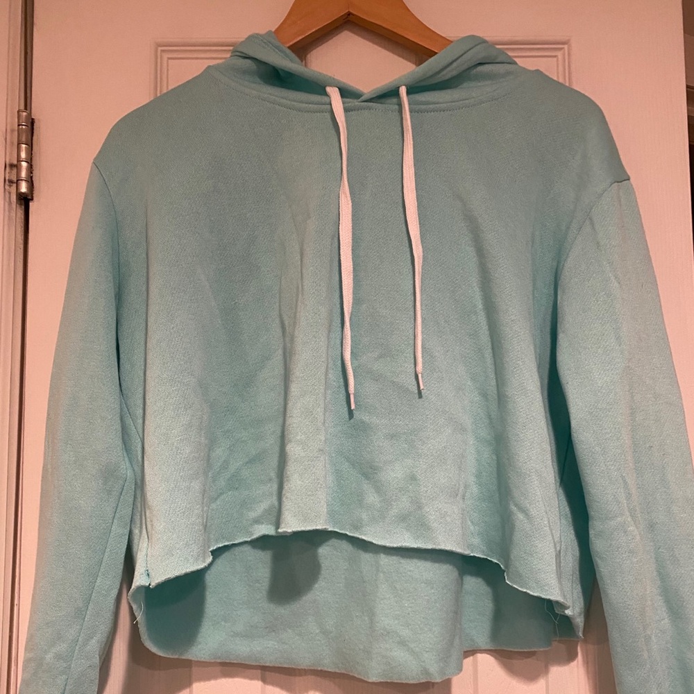 Blue sweatshirt hoodie